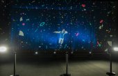 Holographic curtains
