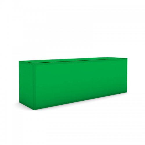Balcão de licra verde