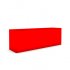 Balcão de licra vermelho