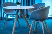 CPH20 White Round Table Ø90