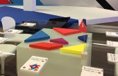 Peças em esferovite personalizadas e pintadas